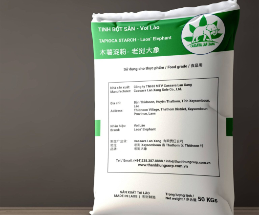 Tinh bột sắn – Voi Lào